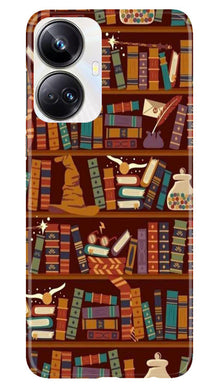 Book Shelf Mobile Back Case for Realme 10 Pro Plus 5G (Design - 348)