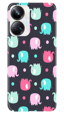 Elephant Baground Mobile Back Case for Realme 10 Pro Plus 5G (Design - 44)