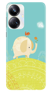 Elephant Painting Mobile Back Case for Realme 10 Pro Plus 5G (Design - 46)