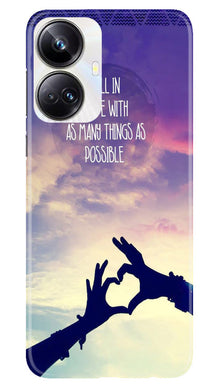 Fall in love Mobile Back Case for Realme 10 Pro Plus 5G (Design - 50)