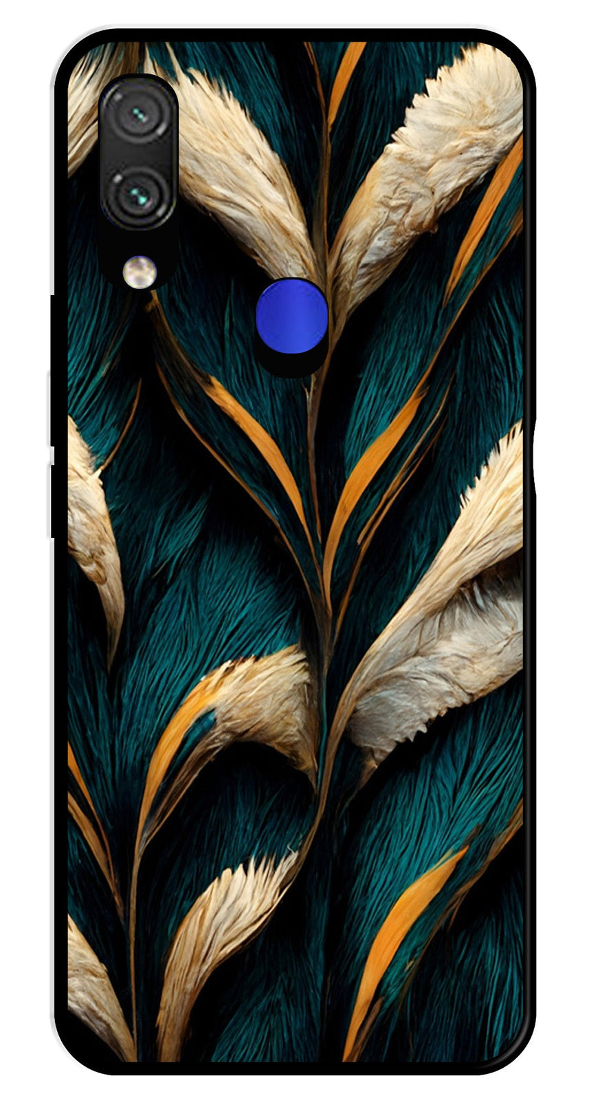 Feathers Metal Mobile Case for Xiaomi Mi 10T   (Design No -30)