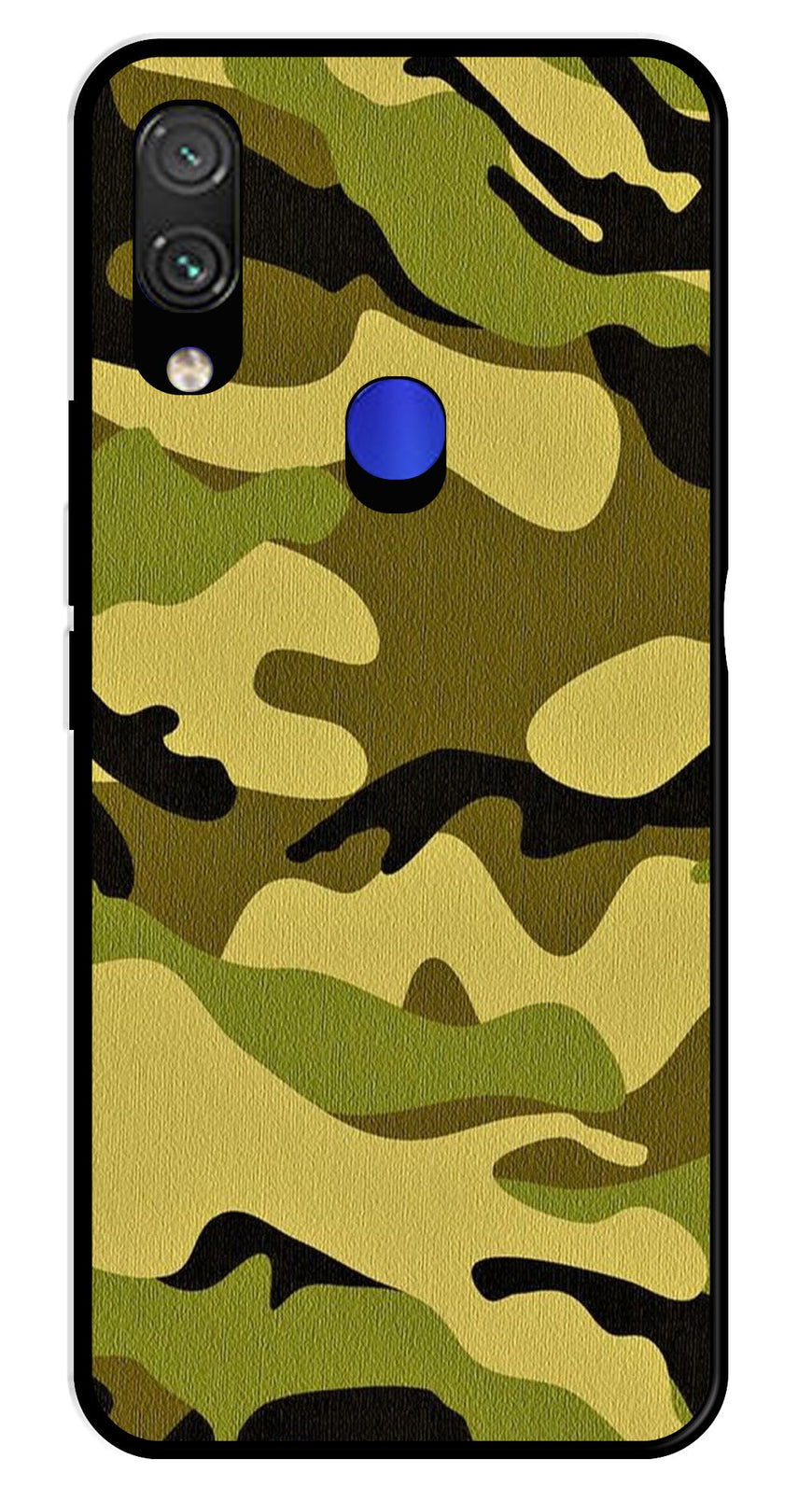 Army Pattern Metal Mobile Case for Xiaomi Mi 10T   (Design No -35)