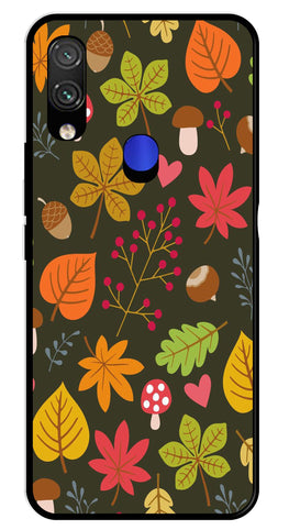 Leaves Design Metal Mobile Case for Xiaomi Mi 10T   (Design No -51)