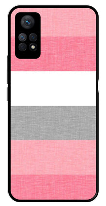 Pink Pattern Metal Mobile Case for Redmi Note 11 Pro