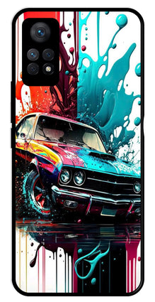 Vintage Car Metal Mobile Case for Redmi Note 11 Pro Plus