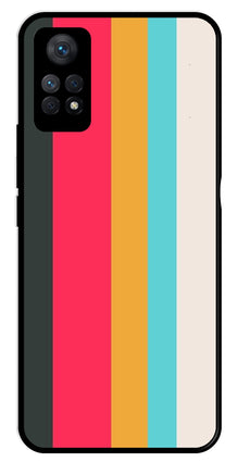 Muted Rainbow Metal Mobile Case for Redmi Note 11 Pro Plus