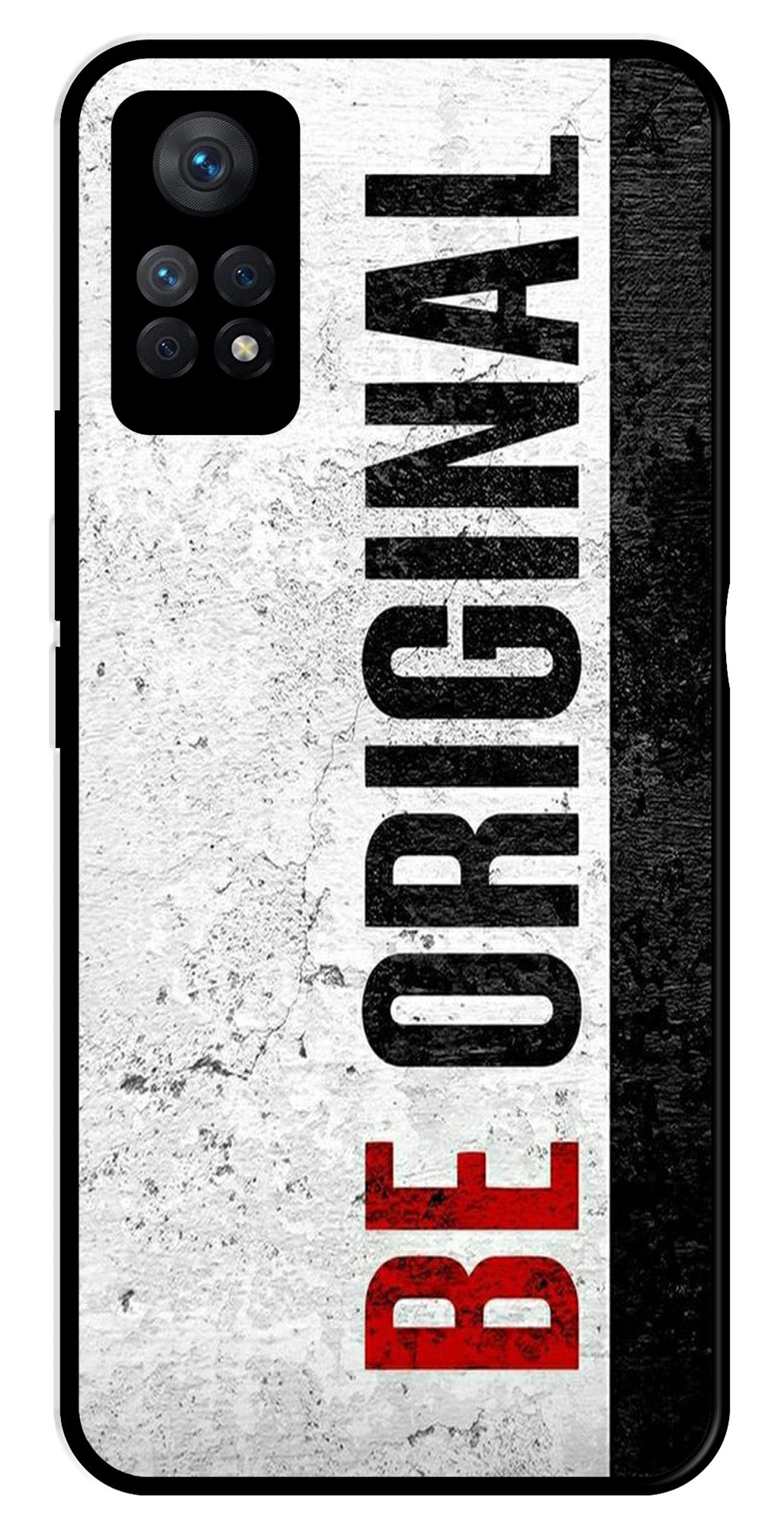 Be Original Metal Mobile Case for Redmi Note 11 Pro   (Design No -38)