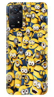 Minions Mobile Back Case for Redmi Note 11 Pro Plus  (Design - 126)