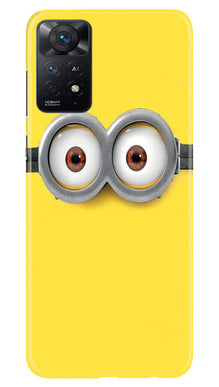 Minions Mobile Back Case for Redmi Note 11 Pro Plus  (Design - 128)