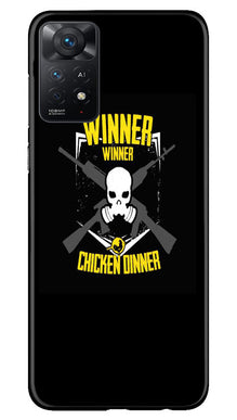 Winner Winner Chicken Dinner Mobile Back Case for Redmi Note 11 Pro Plus  (Design - 147)