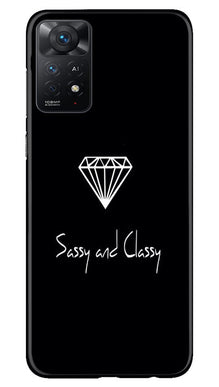 Sassy and Classy Mobile Back Case for Redmi Note 11 Pro Plus (Design - 233)