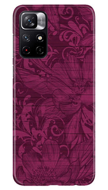 Purple Backround Mobile Back Case for Redmi Note 11T 5G (Design - 22)