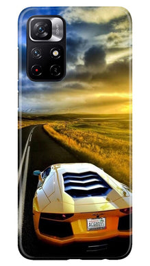Car lovers Mobile Back Case for Redmi Note 11T 5G (Design - 46)