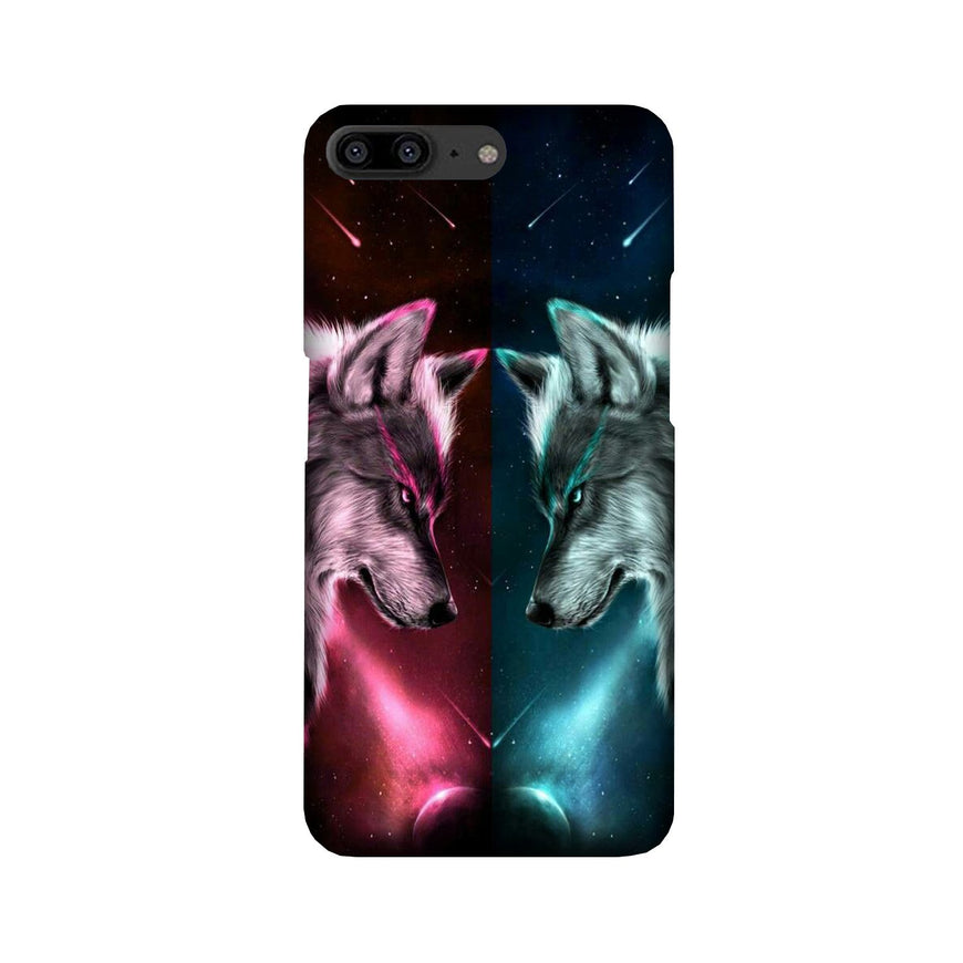 Wolf fight Case for OnePlus 5 (Design No. 221)