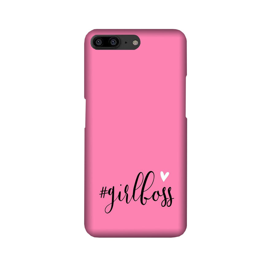 Girl Boss Pink Case for OnePlus 5 (Design No. 269)