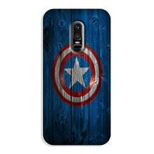 Captain America Superhero Case for OnePlus 6  (Design - 118)