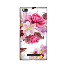 Beautiful flowers Mobile Back Case for Xiaomi Mi 4i (Design - 23)