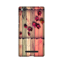 Wooden look2 Mobile Back Case for Xiaomi Mi 4i (Design - 56)