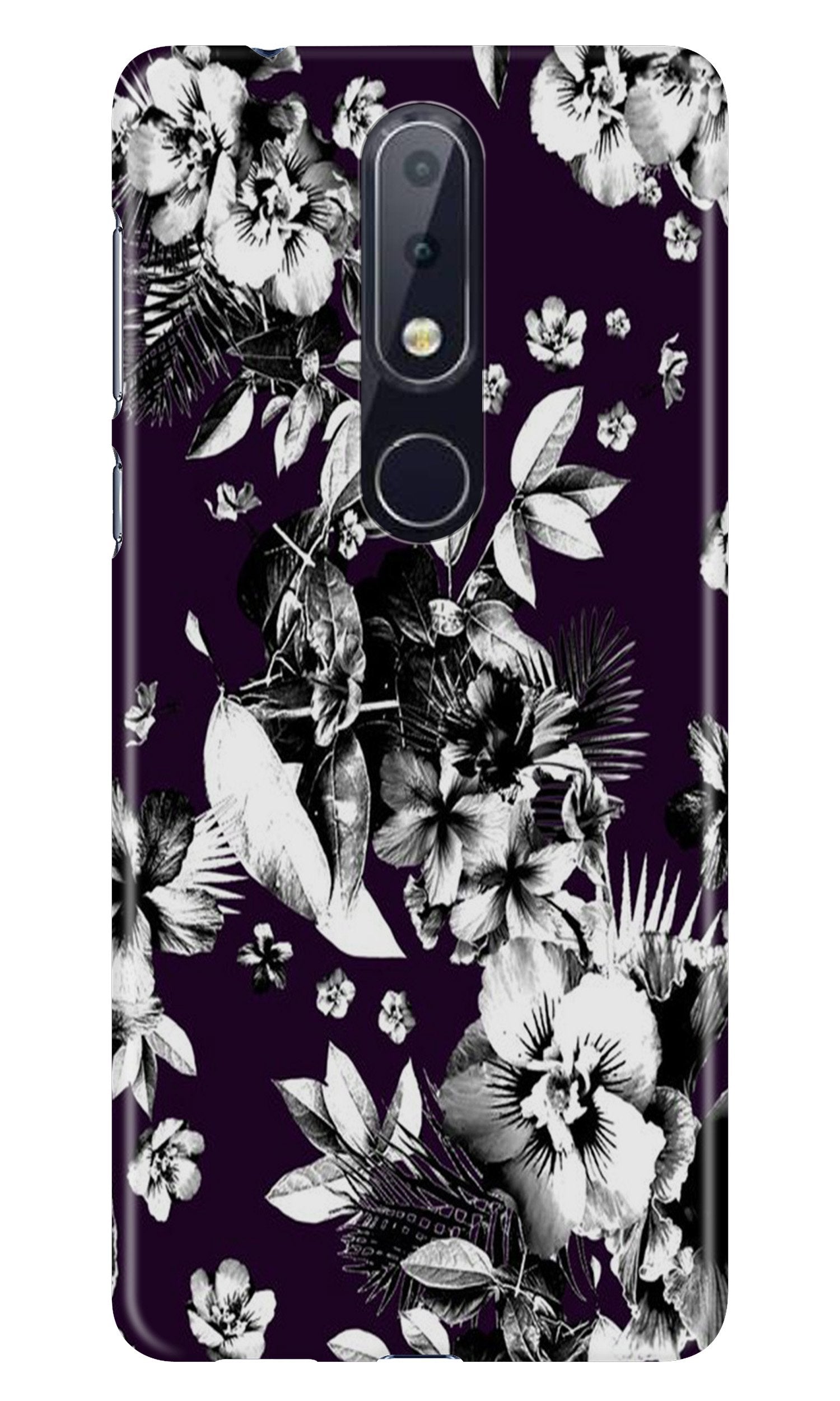 white flowers Case for Nokia 7.1