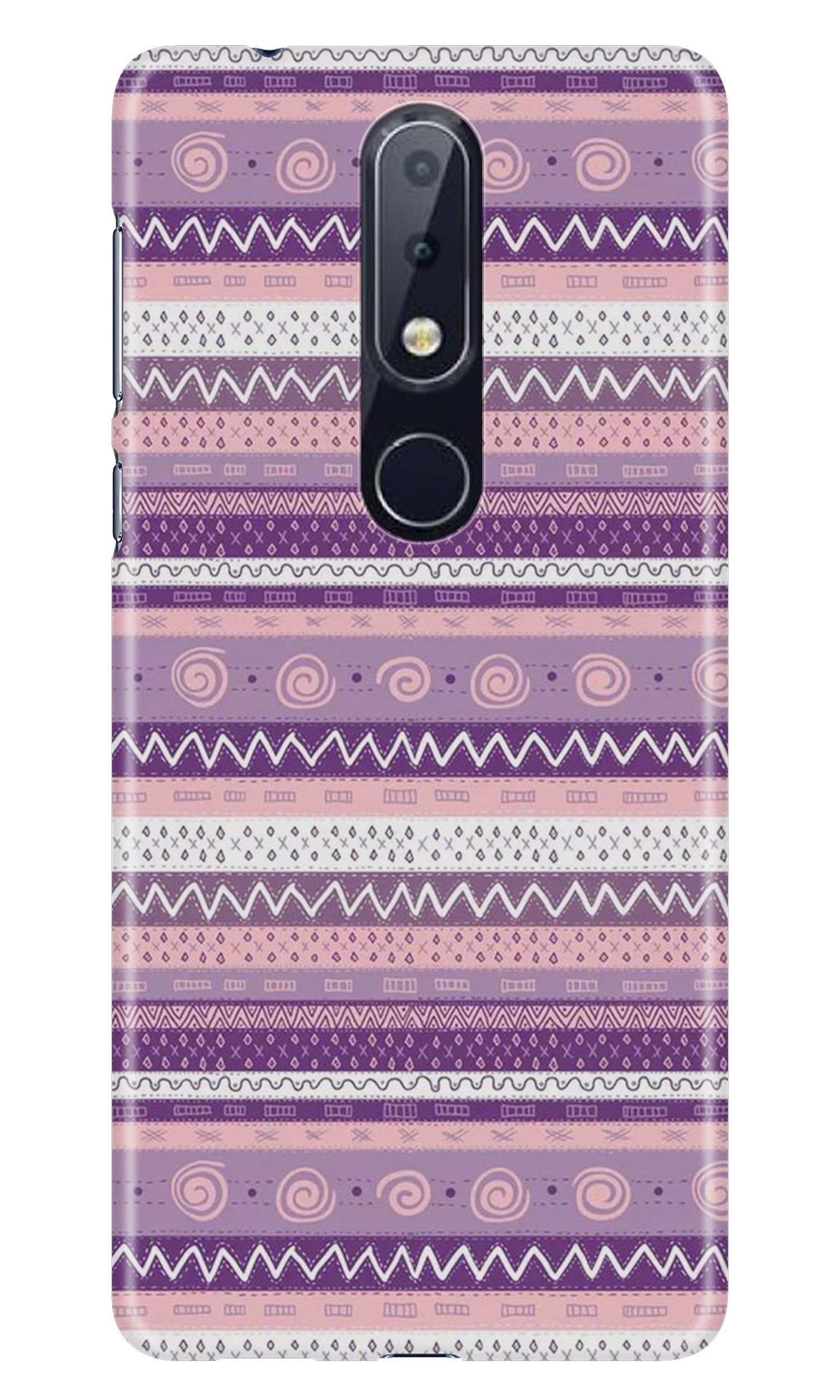 Zigzag line pattern3 Case for Nokia 7.1