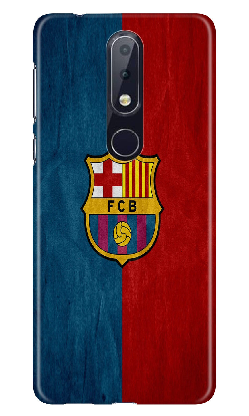 FCB Football Case for Nokia 7.1  (Design - 123)