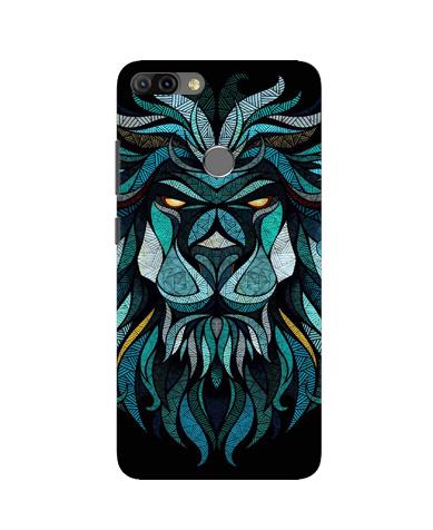 Lion Mobile Back Case for Infinix Hot 6 Pro (Design - 314)