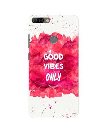 Good Vibes Only Mobile Back Case for Infinix Hot 6 Pro (Design - 393)