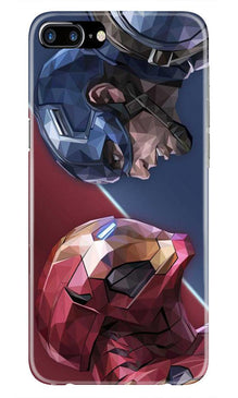 Ironman Captain America Mobile Back Case for iPhone 7 Plus (Design - 245)