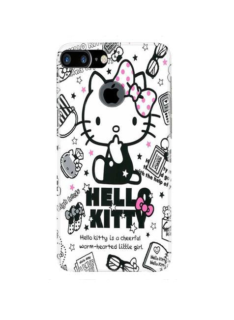 Hello Kitty Mobile Back Case for iPhone 7 Plus Logo Cut Design