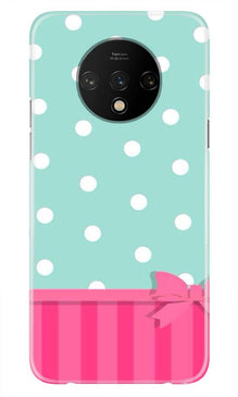 Gift Wrap Mobile Back Case for OnePlus 7T (Design - 30)