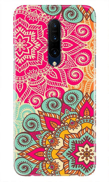 Rangoli art Mobile Back Case for OnePlus 7T pro (Design - 6)