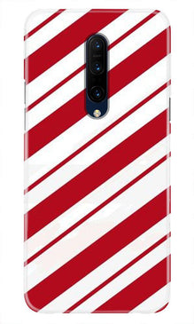 Red White Mobile Back Case for OnePlus 7T pro (Design - 44)