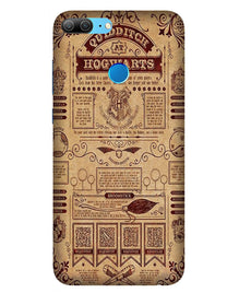 Hogwarts Mobile Back Case for Honor 9 Lite (Design - 304)