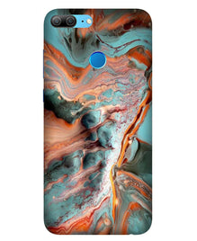 Marble Texture Mobile Back Case for Honor 9 Lite (Design - 309)