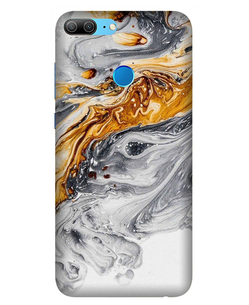 Marble Texture Mobile Back Case for Honor 9 Lite (Design - 310)