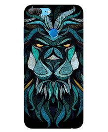 Lion Mobile Back Case for Honor 9 Lite (Design - 314)