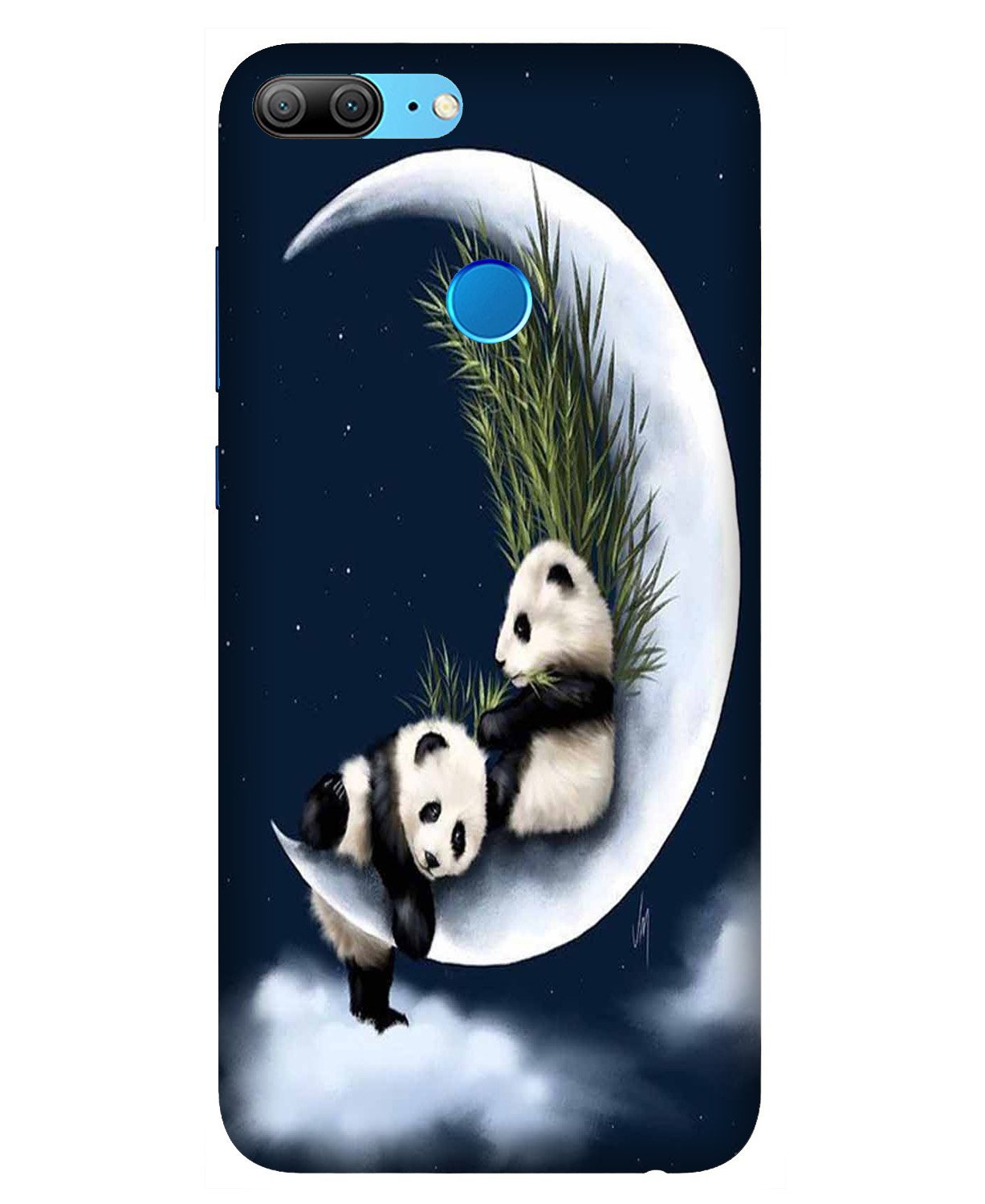 Panda Moon Mobile Back Case for Honor 9 Lite (Design - 318)