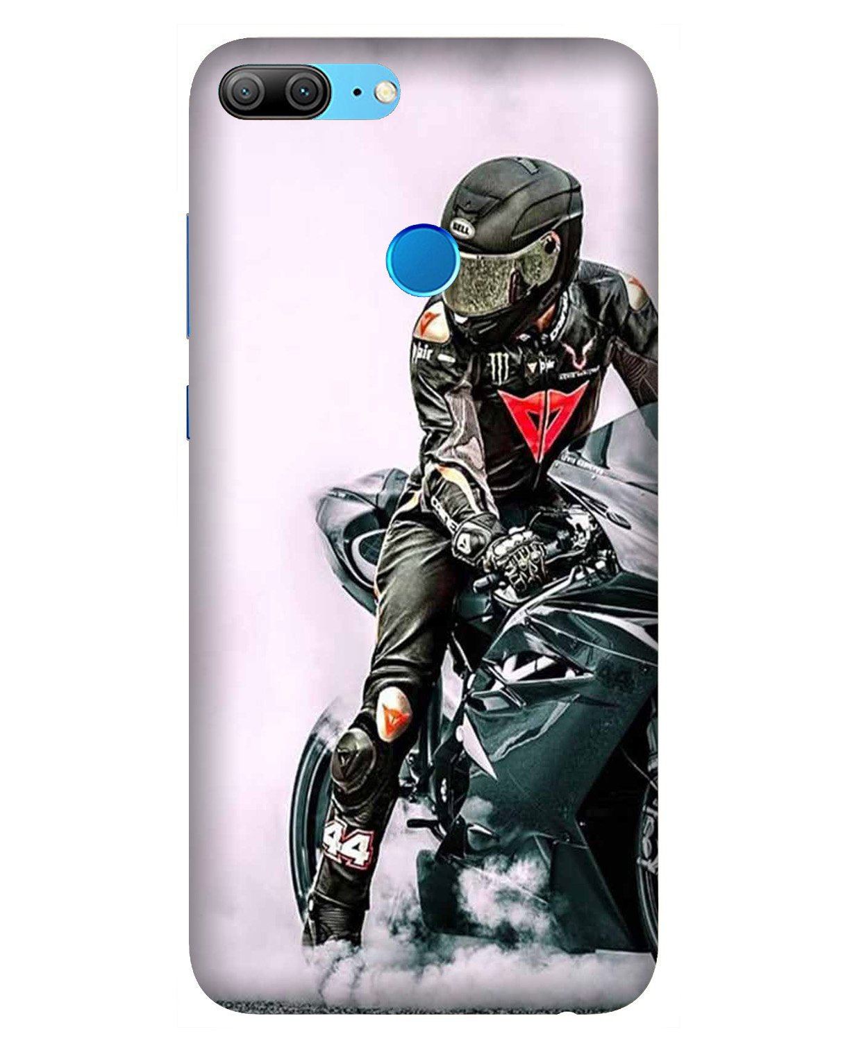 Biker Mobile Back Case for Honor 9 Lite (Design - 383)