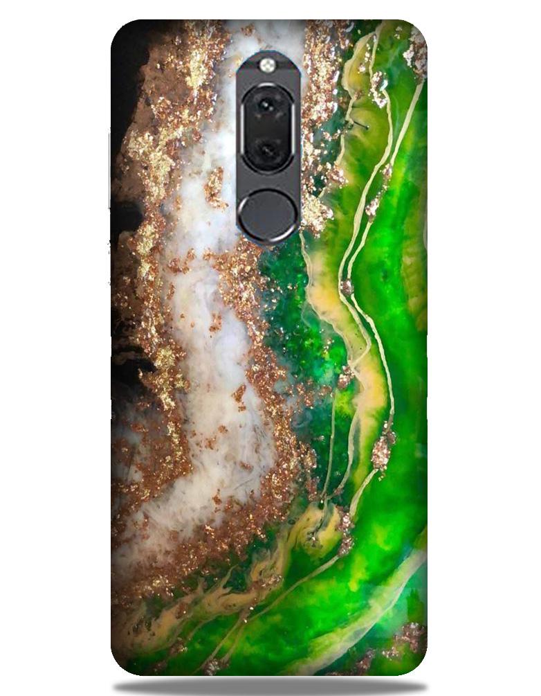 Marble Texture Mobile Back Case for Honor 9i (Design - 307)