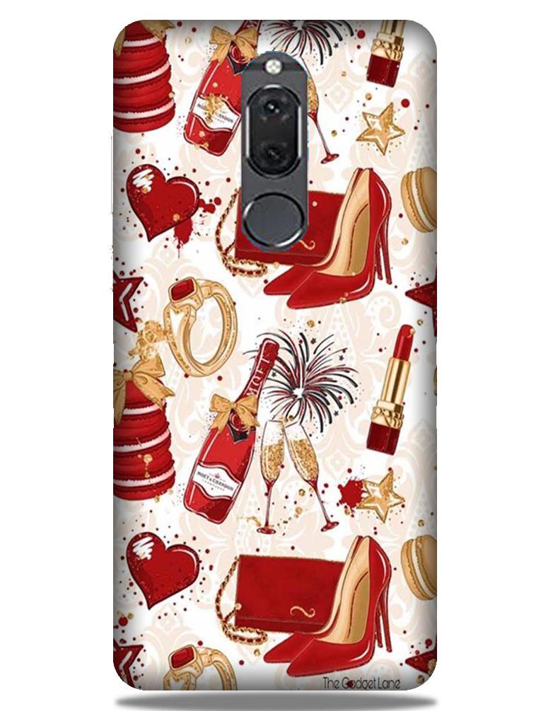 Girlish Mobile Back Case for Honor 9i (Design - 312)