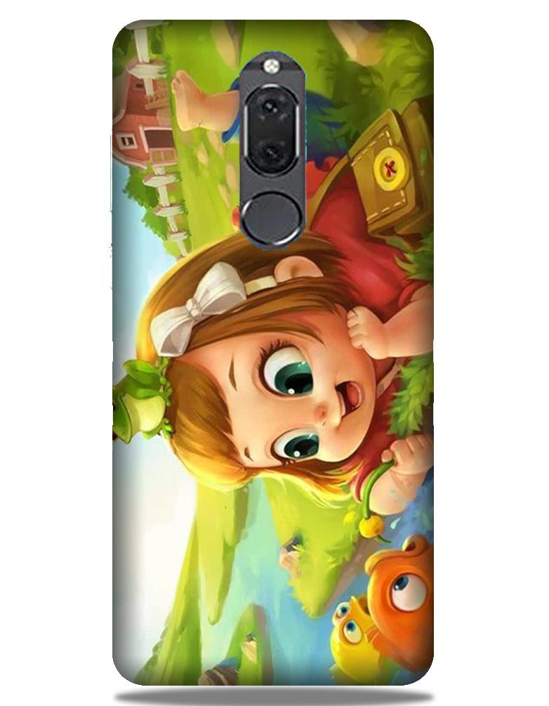 Baby Girl Mobile Back Case for Honor 9i (Design - 339)