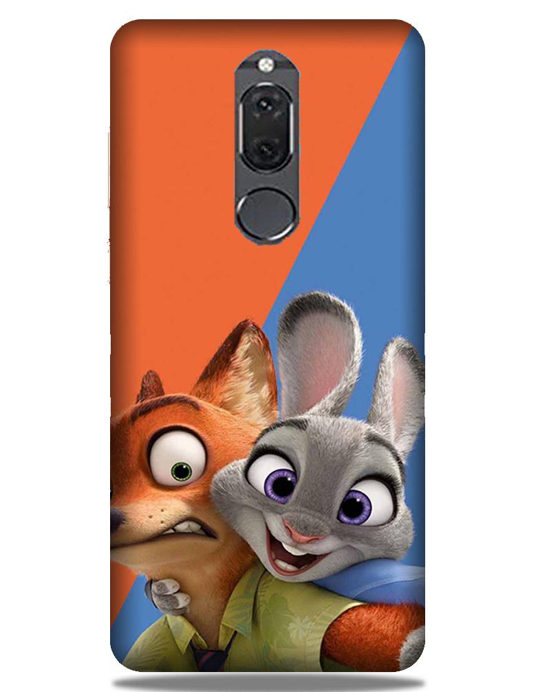 Cartoon Mobile Back Case for Honor 9i (Design - 346)