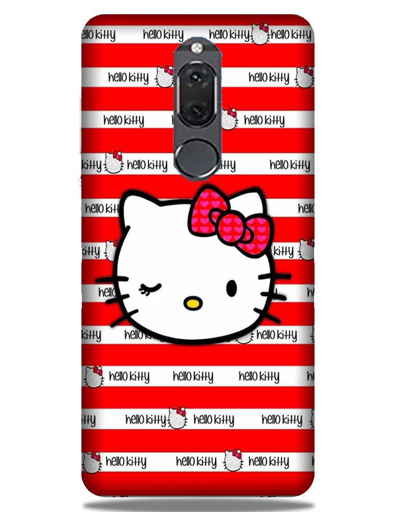 Hello Kitty Mobile Back Case for Honor 9i (Design - 364)