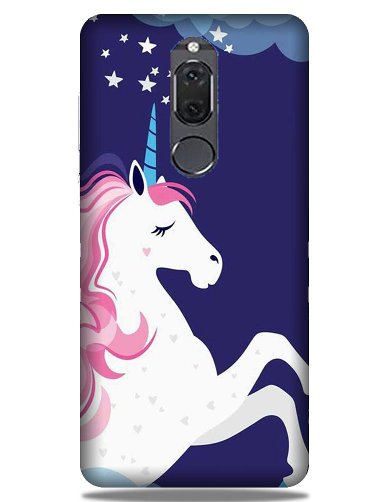 Unicorn Mobile Back Case for Honor 9i (Design - 365)