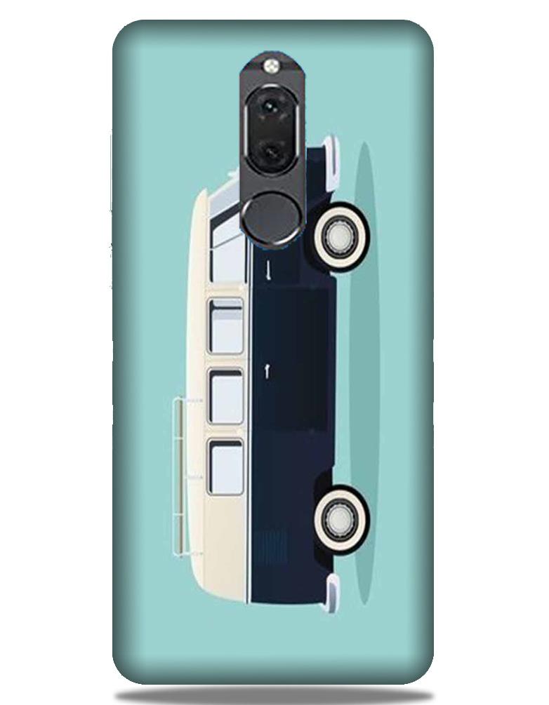 Travel Bus Mobile Back Case for Honor 9i (Design - 379)