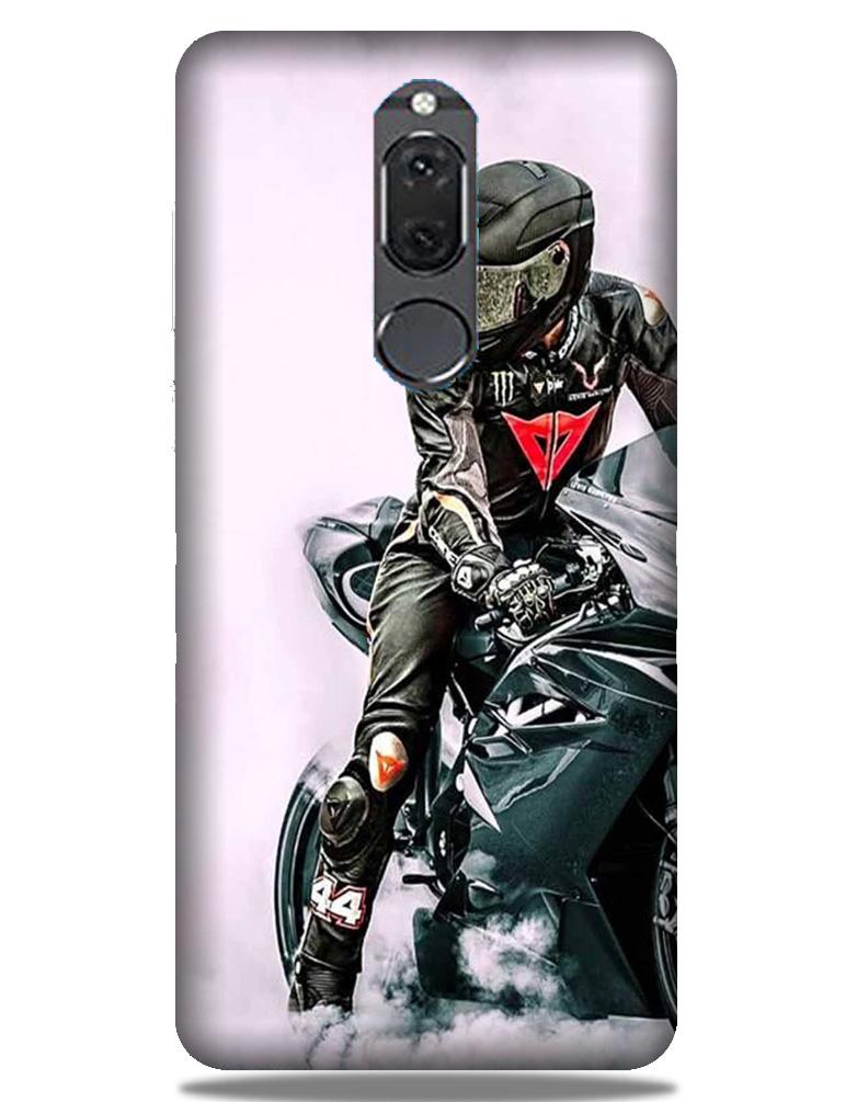 Biker Mobile Back Case for Honor 9i (Design - 383)