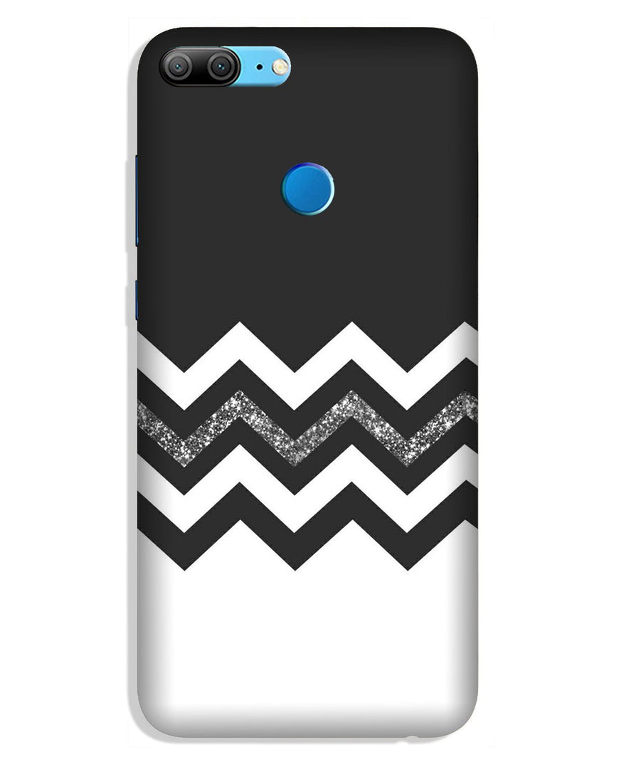 Black white Pattern2Case for Honor 9 Lite