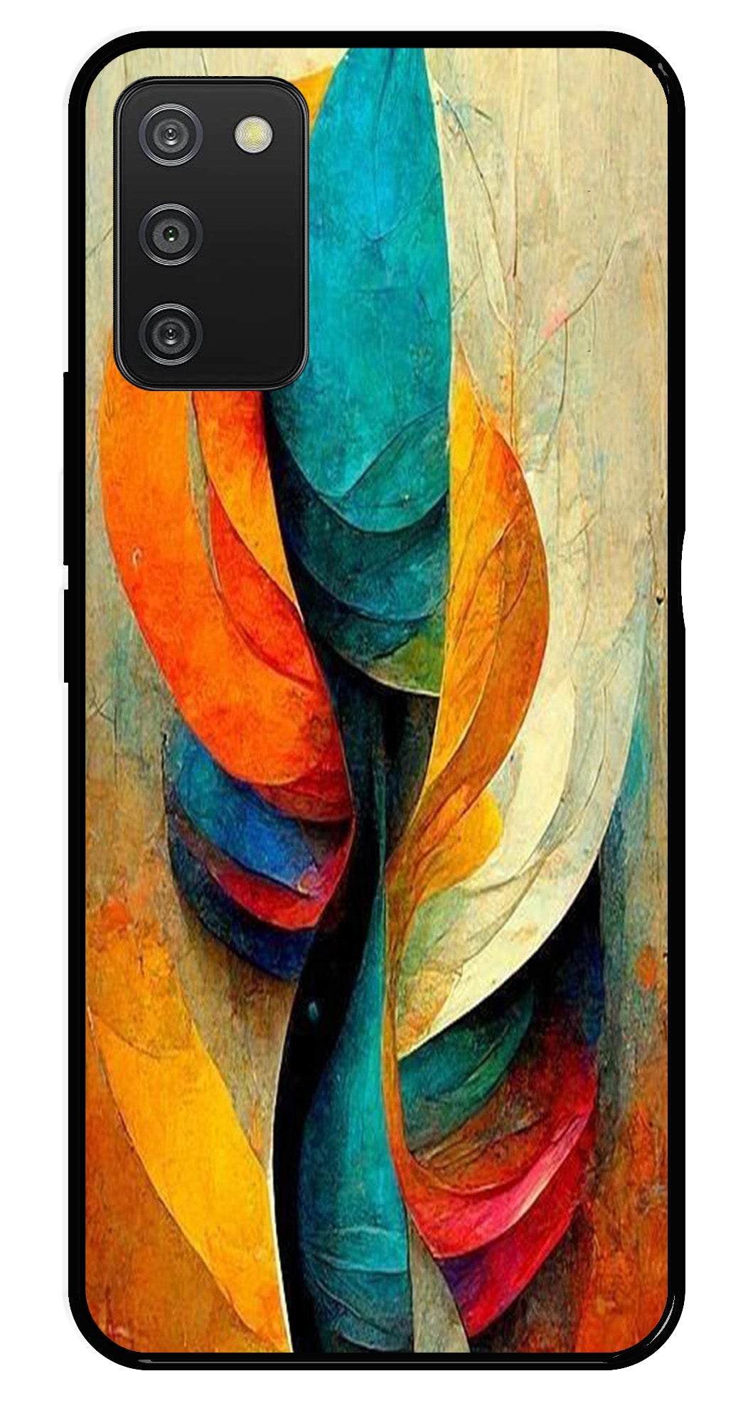 Modern Art Metal Mobile Case for Samsung Galaxy A03s   (Design No -11)