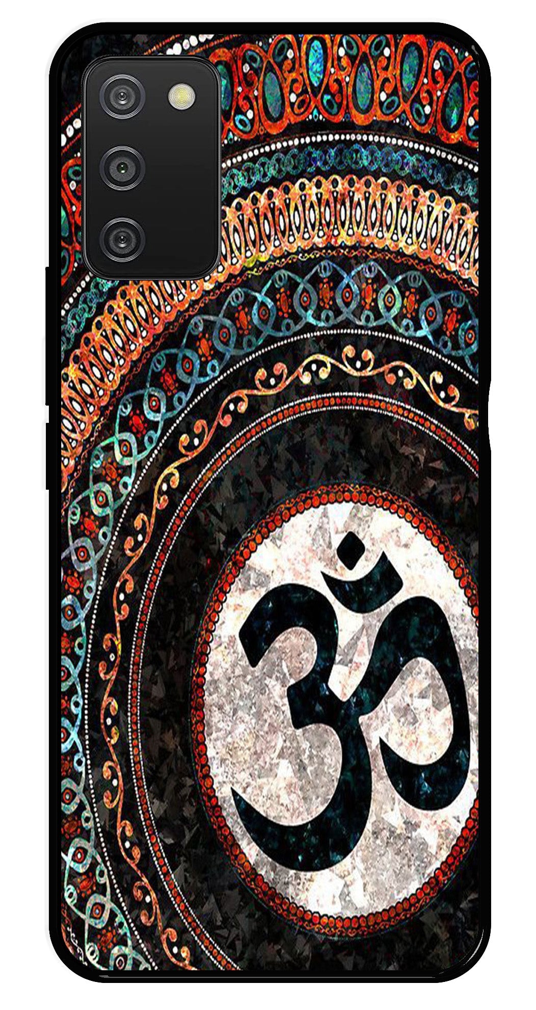 Oum Design Metal Mobile Case for Samsung Galaxy A03s   (Design No -15)