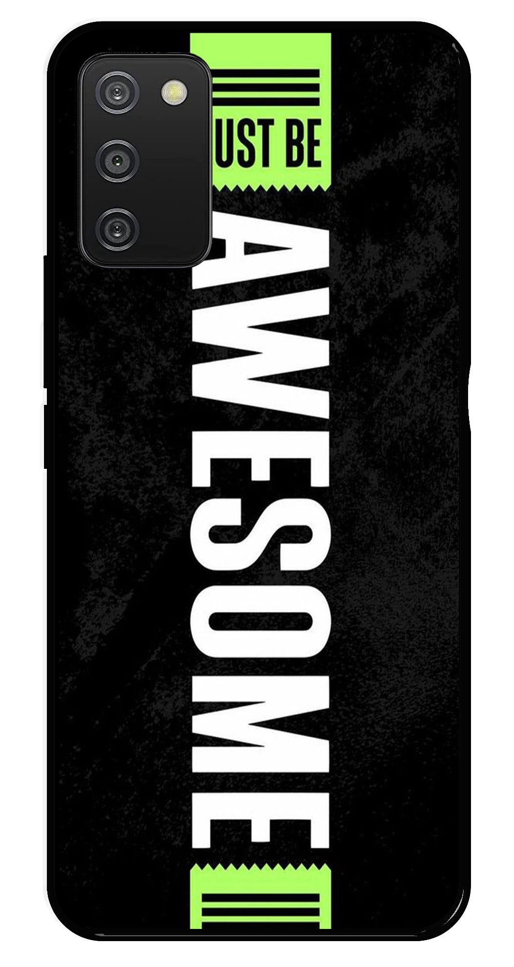 Awesome Metal Mobile Case for Samsung Galaxy A03s   (Design No -33)